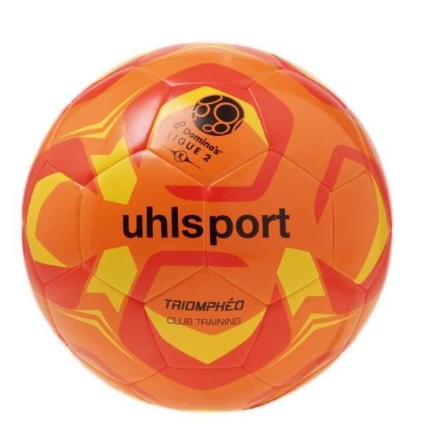 UHLSPORT Ballon de football Triomphéo Club Traning - Orange et rouge - Taille 4