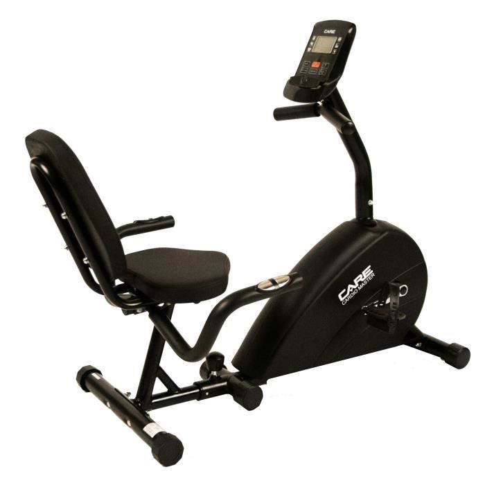 CARE Vélo d'appartement allongé Cardio Master - 21 Programmes