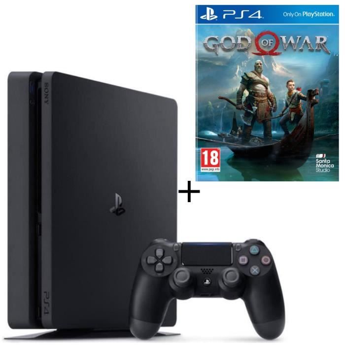Pack PS4 500 Go Noire + God of War