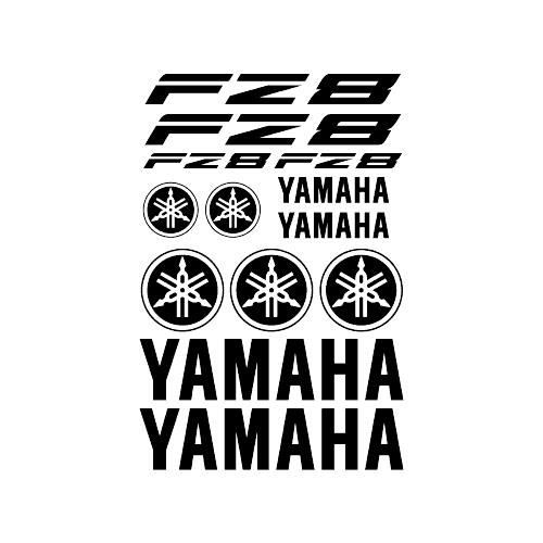  Stickers  Yamaha  FZ8 Ref MOTO 186 Noir  Achat Vente 