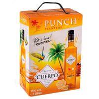 Punch-Cocktail préparé Punch Cuerpo 3L Bib 15° Punch-Cocktail préparé Punch Cuerpo 3L Bib 15°