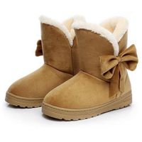 BOTTE Bottes de neige Femme Peluche papillon Nœud 2018 H BOTTE Bottes de neige Femme Peluche papillon Nœud 2018 H