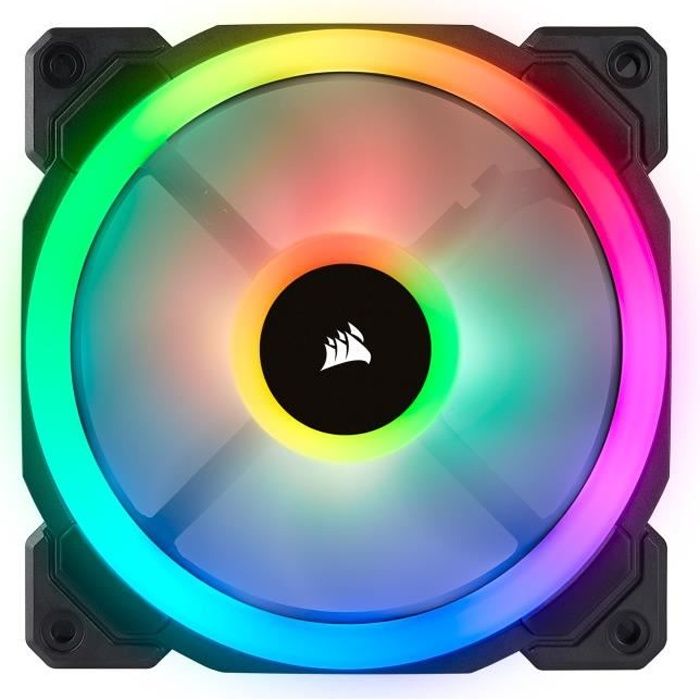 CORSAIR Ventilateur LL120 RGB - Diamètre 120mm - LED RGB - Extension Pack (CO-9050071-WW)