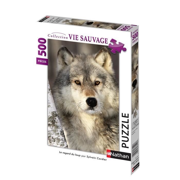 Puzzle 500 pcs Le Regard Du Loup