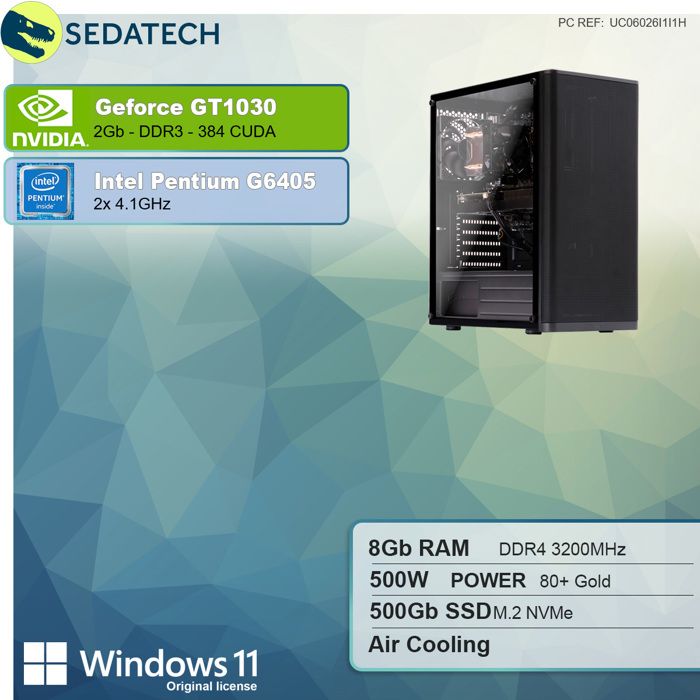 PC Gamer, Intel Pentium, GT730, 1To HDD, 8 Go1