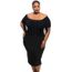 ROBE DE CÉRÉMONIE Robe de Soirée Grande Taille Femme Avec