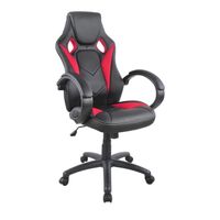 SIÈGE GAMING HAMILTON Chaise gamer baquet noir et rouge SIÈGE GAMING HAMILTON Chaise gamer baquet noir et rouge