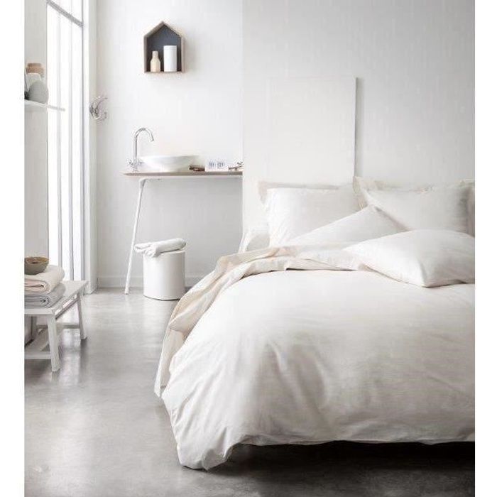 Housse de couette beige 220x240 - Achat / Vente pas cher