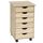 Caisson à Roulettes, Caisson Bureau 6 Tiroirs 65 c