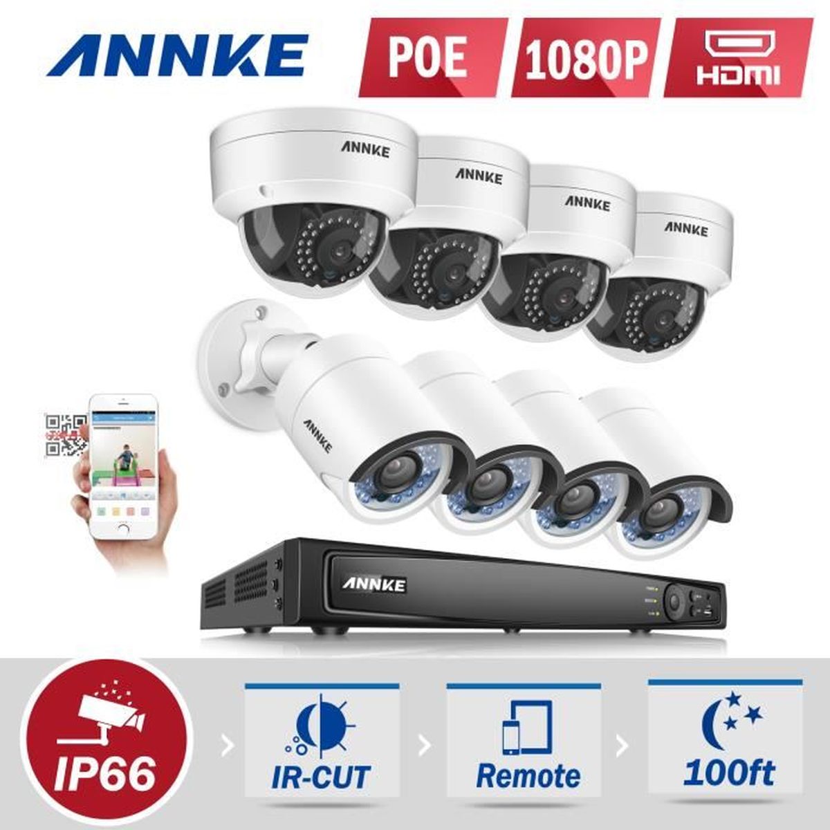 kit camera surveillance sans fil exterieur - video surveillance sans fil extérieur