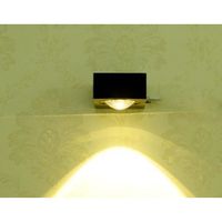 En De Moderne Chaude Lampe Blanche Chevet Lumière 5w Intérieur Aluminium Design Applique Led vm0w8nON