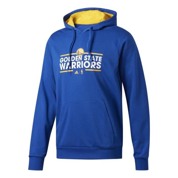 ADIDAS NBA Sweatshirt Basket-Ball Golden State Warriors - Homme - Bleu