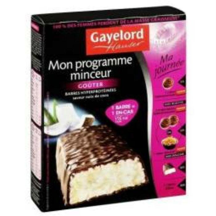 GAYELORD HAUSER Barres Protéines Noix de Coco 205g