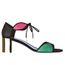 En Cuir Salvatore Sandales Ferragamo ‚ Talon Noir Femme Fizzy qSpzMVU