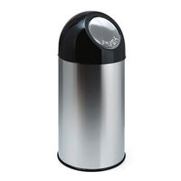 POUBELLE - CORBEILLE Collecteur de déchets PUSH - inox, capacité 40 l, POUBELLE - CORBEILLE Collecteur de déchets PUSH - inox, capacité 40 l,
