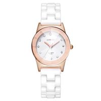 MONTRE Montres Femme Blanc Céramique Quartz Mode MONTRE Montres Femme Blanc Céramique Quartz Mode