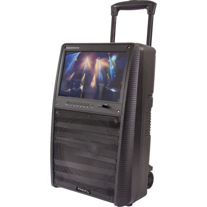 IBIZA SOUND 17-2510 Enceinte portable autonome 12\