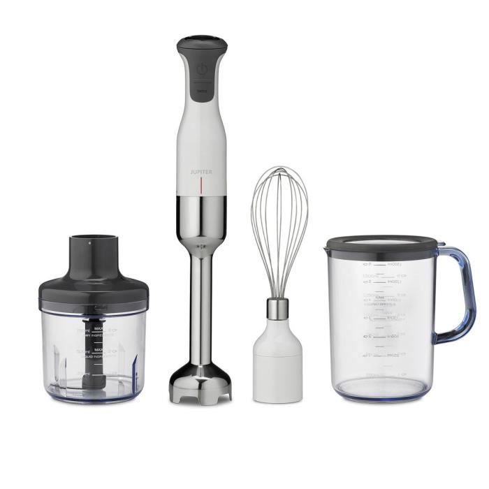 JUPITER Mixeur plongeant avec hachoir StickMaster - Blanc
