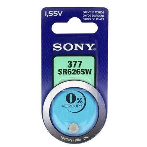 SONY Batterie SR626SW - Oxyde d'argent - Pour Polyvalente - 1,6 V DC - 26 mAh