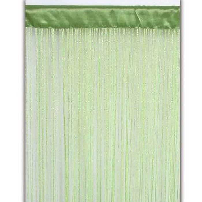 Fils de rideaux vert(90x200) - Achat / Vente rideau de douche ... Fils de rideaux vert(90x200) - Achat / Vente rideau de douche ...