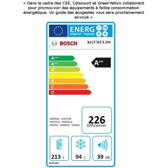  KGV36UL30S - Réfrigérateur congélateur3