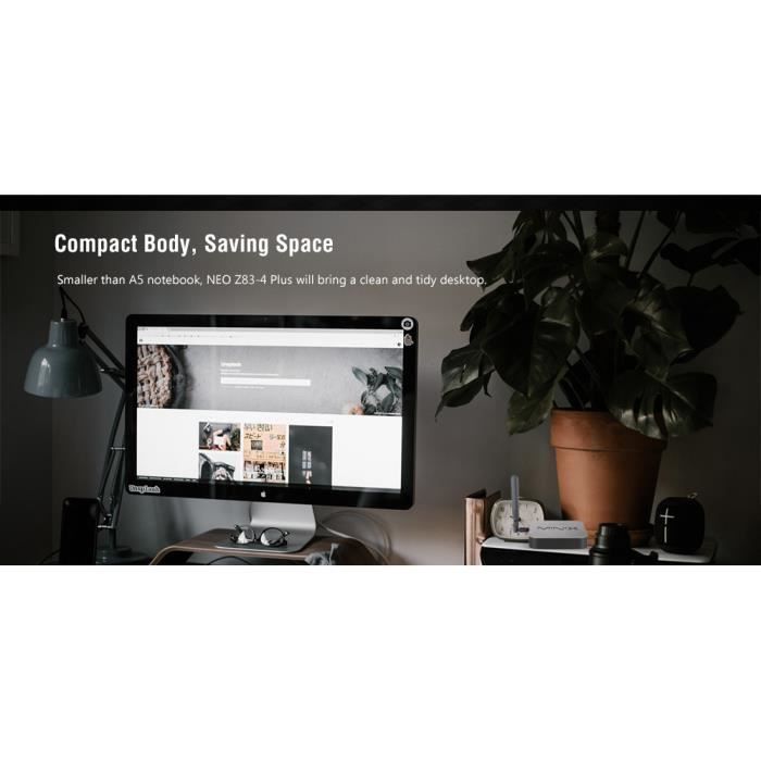 NEO Z83 - 4 Plus Mini PC Windows10 Pro-Multi média3