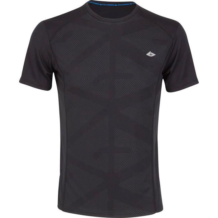 ATHLI-TECH T-shirt de running Cedric - Homme - Noir