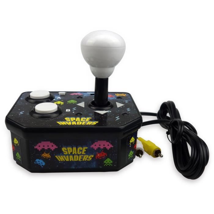 Console avec jeu vidéo intégré Space Invaders TV Arcade Plug & Play