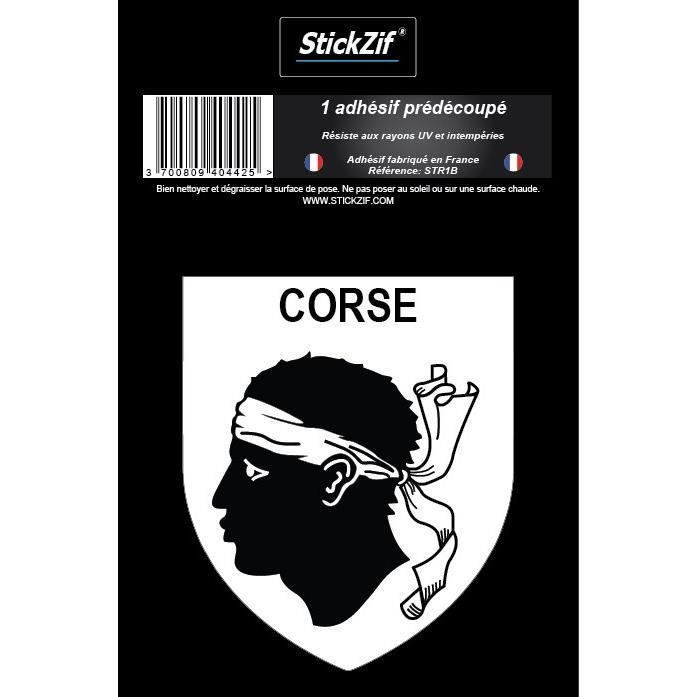 STICKZIF 1 Adhésif Blason Corse STR1B