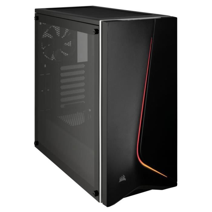 CORSAIR Boitier en verre trempé Carbide SPEC-06 RGB - Noir (CC-9011146-WW)