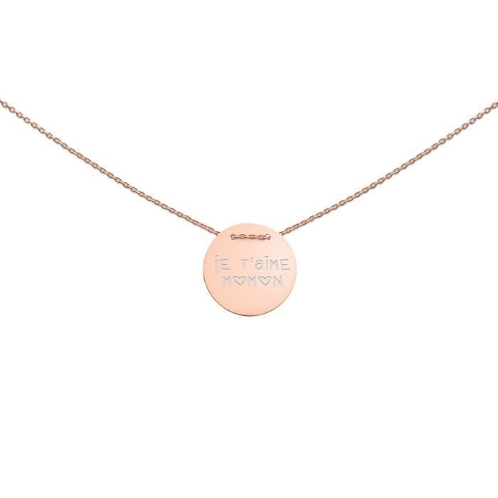 heart to get - coeur pour obtenir iam437n-jtmm-r collier femme je t