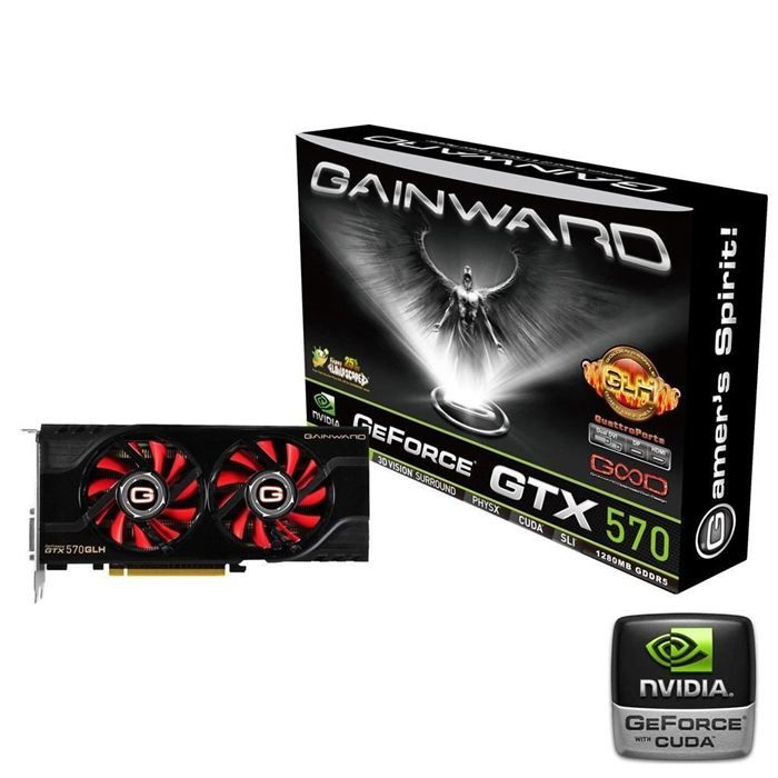 Gainward GTX570 1.2Go GDDR5 GLH   Achat / Vente CARTE GRAPHIQUE 