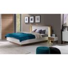 Lit Adulte Design Artur 2 X Chevets Led Sommier Et Coffre