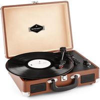 PLATINE VINYLE auna Peggy Sue - Platine vinyle portable design va PLATINE VINYLE auna Peggy Sue - Platine vinyle portable design va