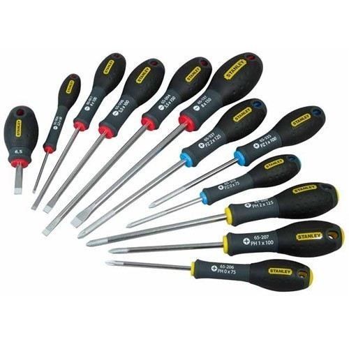 STANLEY Coffret de 12 tournevis électricien