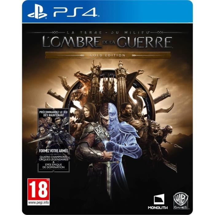 La Terre du Milieu : L'Ombre de la Guerre - Gold Edition jeu PS4