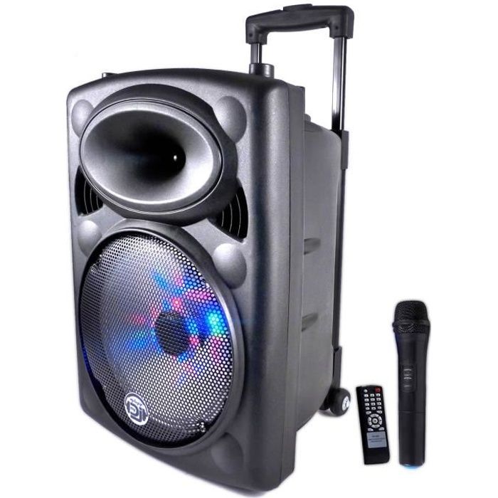 MYDEEJAY PICKY 10 Enceinte Autonome LED Bluetooth USB 500W