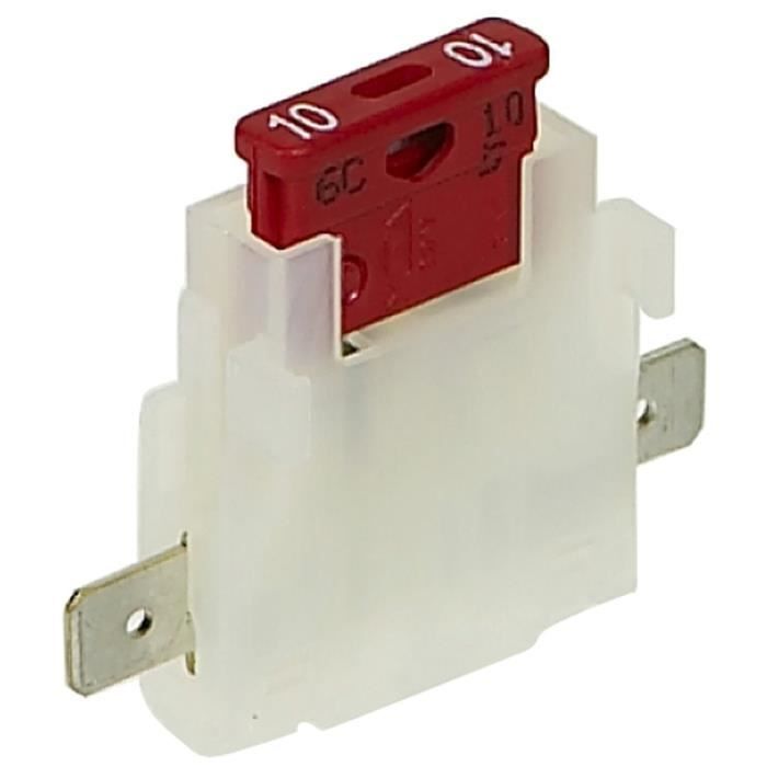 CARTEC 2 porte-fusible + fusibles enfichables 10A