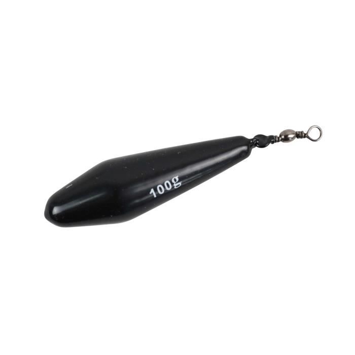 Plombs BOMBE 100 G PLASTIFIE NOIR