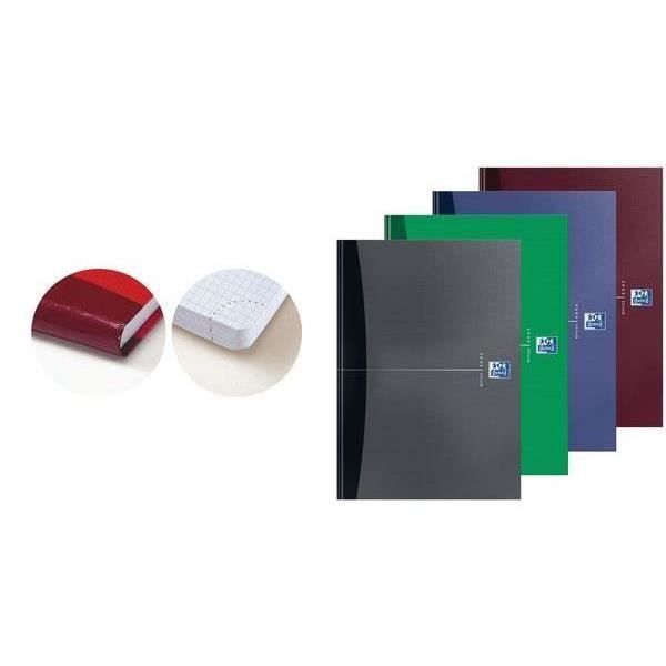 OXFORD Cahier Broche Remborde A4 - 192 pages - Petits carreaux - Office Essentials