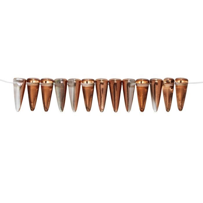 PANDURO Perles pointues - Cuivre