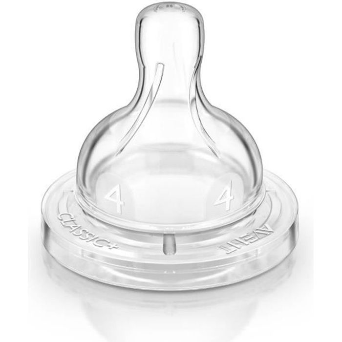 PHILIPS AVENT 2 Tétines 4 trous SCF634/27