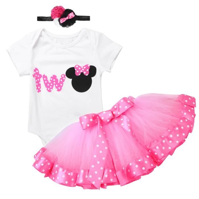 Ensemble B/éb/é Fille pour 6-24 Mois B/éb/é Fille Vetement B/éb/é Fille Fleurs Costume Habit B/éb/é Fille Ensemble Jupe et Haut Vetement Fille Ete Tee Shirt Fille Jupe Fille