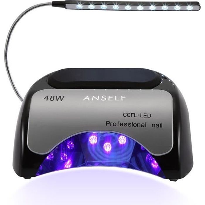 Ongles Led Ccfl De Professionnelle Durcissement Pour Noir Gel 48w Shellac Et Sèche Lampe Vernis DW9E2IHY