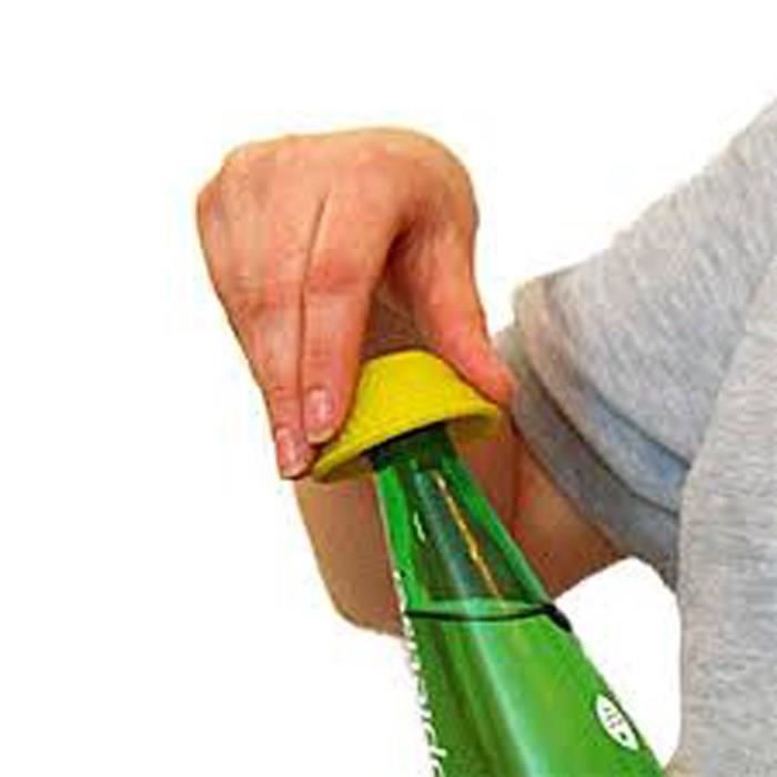 Ouvre bocaux NOVOLIFE NL-40104 - Avec ouvre bouchon - Antidérapants - 12 cm et 6,5 cm - 46 g et 16 g - Non lavable en machine