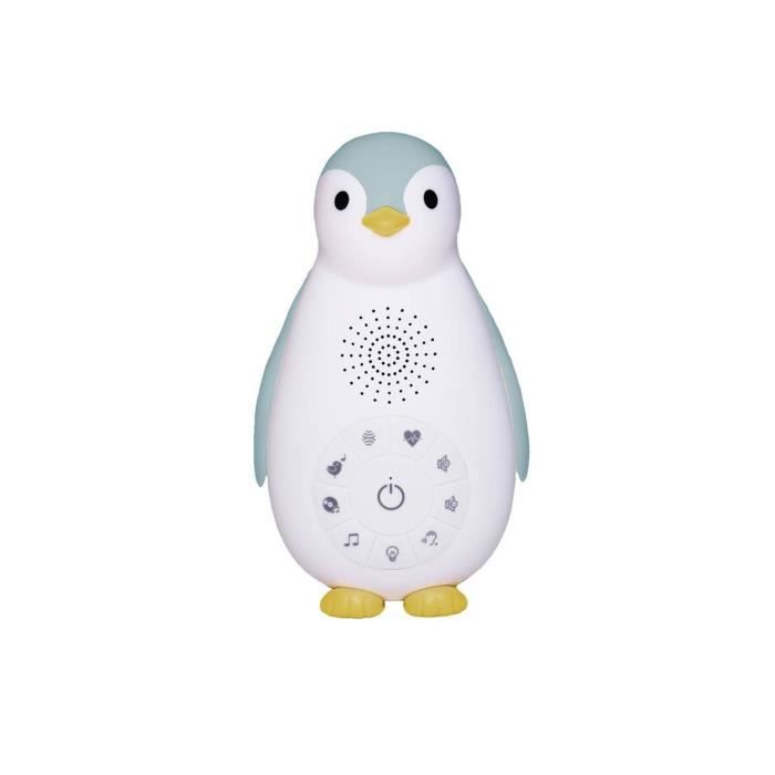 ZAZU Boîte à Musique Veilleuse Bluetooth ZŒ Le Pingouin Bleu