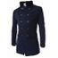 Manteau col Mélange Laine Homme Veste de Hiver vOmwN0n8