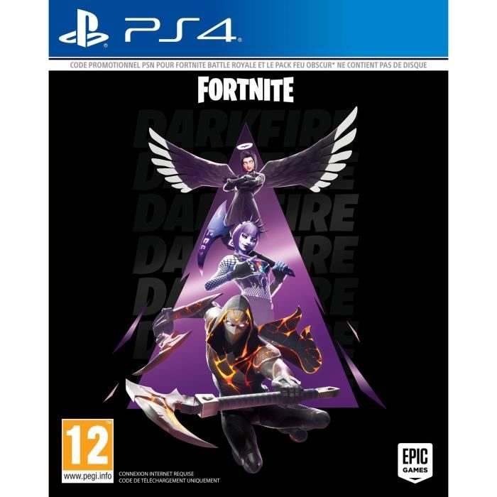 Fortnite Pack Feu Obscur Jeu Ps4 A Telecharger - 