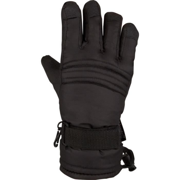 STARLING Gants de Ski Enfant Mixte - Noir