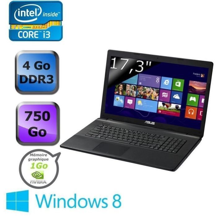 Asus F75VD TY042H Noir   Achat / Vente ORDINATEUR PORTABLE Asus F75VD